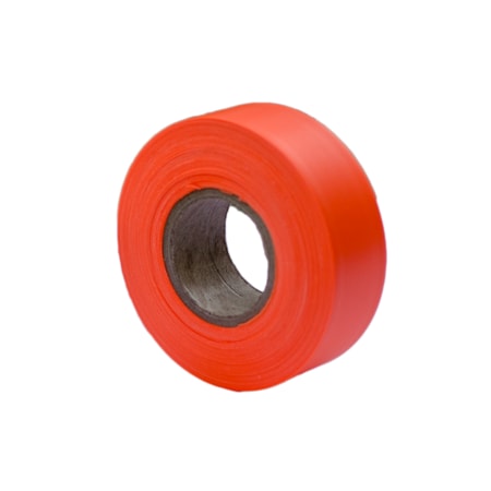 Bon Tool Flagging Tape, Glo Orange 150 Foot X 1 3/16", (12/Pkg) 14-737